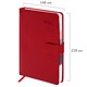 Ежедневник датированный 2026 А5 148х218 мм, GALANT "Ritter", под кожу, красный, 117489 117489