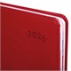 Ежедневник датированный 2026 А5 148х218 мм, GALANT "Ritter", под кожу, красный, 117489 117489