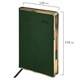 Ежедневник датированный 2026 А5 148х218 мм, GALANT "Infinity Gold", под кожу, темно-зеленый, 117504 117504