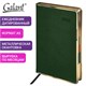 Ежедневник датированный 2026 А5 148х218 мм, GALANT "Infinity Gold", под кожу, темно-зеленый, 117504 117504