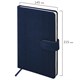 Еженедельник датированный 2026 А5 145х215 мм, BRAUBERG "Augustus", под кожу, темно-синий, 117164 117164