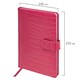 Еженедельник датированный 2026 А5 145х215 мм, BRAUBERG "Party", под кожу, розовый, 117176 117176