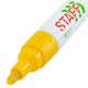 Маркер-краска лаковый (paint marker) 2-4 мм, ЖЕЛТЫЙ, НИТРО-ОСНОВА, STAFF PROFIT, для любых поверхностей, 152583 152583