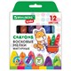 Восковые мелки фигурные BRAUBERG KIDS "Батоны", 12 цветов, 273093 273093 - фото 369375