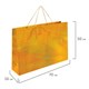 Пакет подарочный (1 шт.) 70x16x50 см, "BIG SIZE", голография, ассорти 3 цвета, ЗОЛОТАЯ СКАЗКА, 609732 609732