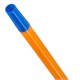 Ручка шариковая STAFF "Basic BP-66 ORANGE", СИНЯЯ, корпус оранжевый, узел 1 мм, линия письма 0,5 мм, 144453 144453