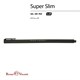 Ручка гелевая BRUNO VISCONTI "Super Slim Black", ЧЕРНАЯ, узел 0,28 мм, линия 0,2 мм, 20-0397 144543