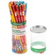 Карандаш чернографитный с принтом BRAUBERG KIDS "FOOD", 1 шт., HB, с ластиком, корпус ассорти, 182018 182018 - фото 370316