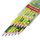 Набор карандашей чернографитных с принтом BRAUBERG "AVOCADO", 12 штук, HB, с ластиком, корпус ассорти, 182032 182032