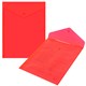 Папка-конверт с кнопкой прозрачная А4 BRAUBERG UNIVERSAL, вертикальная, красная, 0,15 мм, 273077 273077