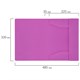 Папка на резинках А4 BRAUBERG PIXEL, фиолетовая, до 300 листов, 0,5 мм, 273042 273042