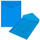 Папка-конверт с кнопкой прозрачная А4 BRAUBERG UNIVERSAL, вертикальная, синяя, 0,15 мм, 273076 273076