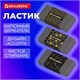 Ластик BRAUBERG "GOLDEN BLACK", 50х24х10 мм, прямоугольный, картонный держатель, экологичный ПВХ, ассорти, 272728 272728