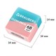 Ластик BRAUBERG "PASTEL COLOR DUO", 34х34х14 мм, квадратный, экологичный ПВХ, ассорти, 272733 272733