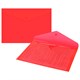 Папка-конверт с кнопкой прозрачная А4, BRAUBERG "UNIVERSAL", до 100 листов, красная, 0,15 мм, 273073 273073