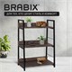 Стеллаж на металлокаркасе BRABIX "LOFT SH-002", 600х350х845 мм, цвет морёный дуб, 641231 641231
