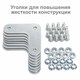 Стеллаж металлический BRABIX "ГРАФИТ MS KD-180/40/70-5", лофт, 1800х700х400 мм, 5 полок, 291268 291268