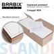 Стеллаж BRABIX "Scandi SH-008", 730х250х1760 мм, 6 секций, ЛДСП, белый, 641897 641897