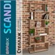 Стеллаж BRABIX "Scandi SH-008", 730х250х1760 мм, 6 секций, ЛДСП, дуб сонома, 641898 641898