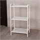 Стеллаж на металлокаркасе "Валенсия-13", 455х300х855 мм, 3 полки, белый 291308