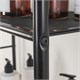 Стеллаж на металлокаркасе "Валенсия-25", 655х300х1555 мм, 5 полок, черный 291367