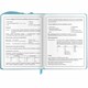 Дневник 1-4 класс 48 л., кожзам (твердая с поролоном), фигурный край, ЮНЛАНДИЯ, "Звездочки", 106933 106933