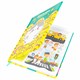 Дневник 1-4 класс 48 л., кожзам (твердая с поролоном), печать, аппликация, ЮНЛАНДИЯ, "Утята", 106936 106936