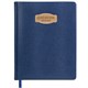 Дневник 1-11 класс 48 л., кожзам (твердая с поролоном), нашивка, BRAUBERG IGUANA, синий, 107226 107226
