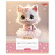 Тетрадь 12 л., HATBER клетка, обложка картон, "Мы - котики!" (микс в спайке), 086195, 12Т5В1 107425