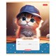 Тетрадь 12 л., HATBER клетка, обложка картон, "Мы - котики!" (микс в спайке), 086195, 12Т5В1 107425