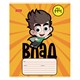 Тетрадь 12 л., HATBER косая линия, обложка картон, "Влад А4" (микс в спайке), 082391, 12Т5В6 107427