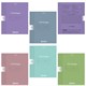 Тетрадь обложка пластик, 12л. клетка, HATBER, Color Set (микс в спайке), 092025, 12Т5В1пл 107666