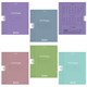 Тетрадь обложка пластик, 12л. линия, HATBER, Color Set (микс в спайке), 092026, 12Т5В2пл 107667
