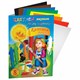 Картон цветной А4 немелованный, 8 листов, 8 цветов, в папке, "Антошка", 205х293 мм, НКЦ201 115625