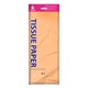 Цветная бумага ТИШЬЮ 17г/м2, 50х66см, 10 листов пастель персиковый, ЗОЛОТАЯ СКАЗКА, 116481 116481