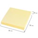 Блок самоклеящийся (стикеры) STAFF STANDARD, ПАСТЕЛЬНЫЙ 76х76 мм, желтый, 100 листов, 116573 116573