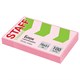 Блок самоклеящийся (стикеры) STAFF STANDARD, ПАСТЕЛЬНЫЙ 76х51 мм, розовый, 100 листов, 116584 116584