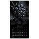 Календарь настенный перекидной 2026 г., BRAUBERG, 12 листов, 28,5х28,5 см, "Black esthetic", 116927 116927
