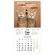 Календарь настенный перекидной 2026 г., BRAUBERG, 12 листов, 28,5х28,5 см, "Милые котики", 116929 116929