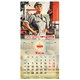 Календарь настенный перекидной 2026 г., BRAUBERG, 12 листов, 28,5х28,5 см, "Советские плакаты", 116934 116934