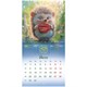 Календарь настенный перекидной 2026 г., BRAUBERG, 12 листов, 21,4х21,4 см, МИНИ, "Magic animals", 116943 116943