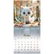 Календарь настенный перекидной 2026 г., BRAUBERG, 12 листов, 21,4х21,4 см, МИНИ, "Magic animals", 116943 116943