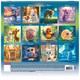 Календарь настенный перекидной 2026 г., BRAUBERG, 12 листов, 21,4х21,4 см, МИНИ, "Magic animals", 116943 116943