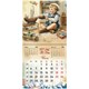 Календарь настенный перекидной 2026 г., BRAUBERG, 12 листов, 21,4х21,4 см, МИНИ, "Советские открытки", 116946 116946