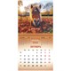 Календарь настенный перекидной 2026 г., BRAUBERG, 12 листов, 21,4х21,4 см, МИНИ, "Благородные лошади", 116947 116947