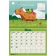 Календарь-планер настенный перекидной на 2026 г., BRAUBERG, 12 листов, 29,5х21,3 см, "Капибара", 116953 116953