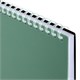 Блокнот А5, 80 л., силиконовый гребень, обложка пластик, клетка, BRAUBERG, зеленый, 117560 117560