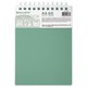 Блокнот МАЛЫЙ ФОРМАТ А6, 60 л., силиконовый гребень, обложка пластик, клетка, BRAUBERG, зеленый, 117564 117564