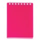 Блокнот МАЛЫЙ ФОРМАТ А7, 80 л., гребень, обложка пластик, клетка, HATBER, "LINE NEON", розовый, 081520, 80Б7В1гр_03033 117662