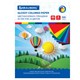 Цветная бумага А4 мелованная (глянцевая), 40 листов 8 цветов, на скобе, BRAUBERG, 200х280 мм, 128004 128004